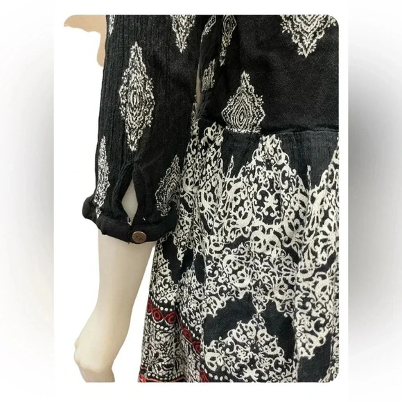 Papa Vancouver Boho Tunic Long Sleeve Top Size XL - Picture 3 of 12